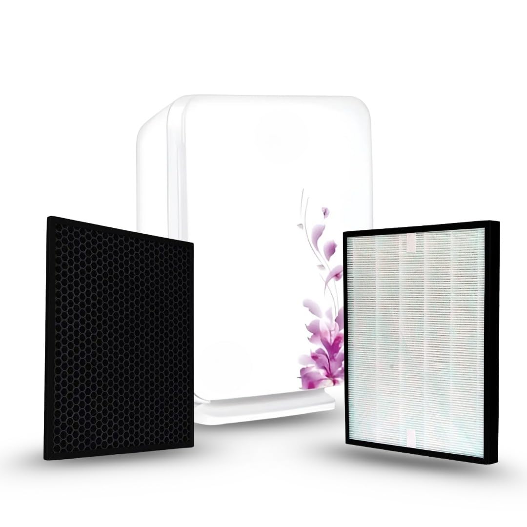 H14 True HEPA Replacement Filter with Activated Carbon for Knet Aura Air Purifier | Medical Grade | Removes Dust, Allergens, Smoke, PM2.5 & Odors