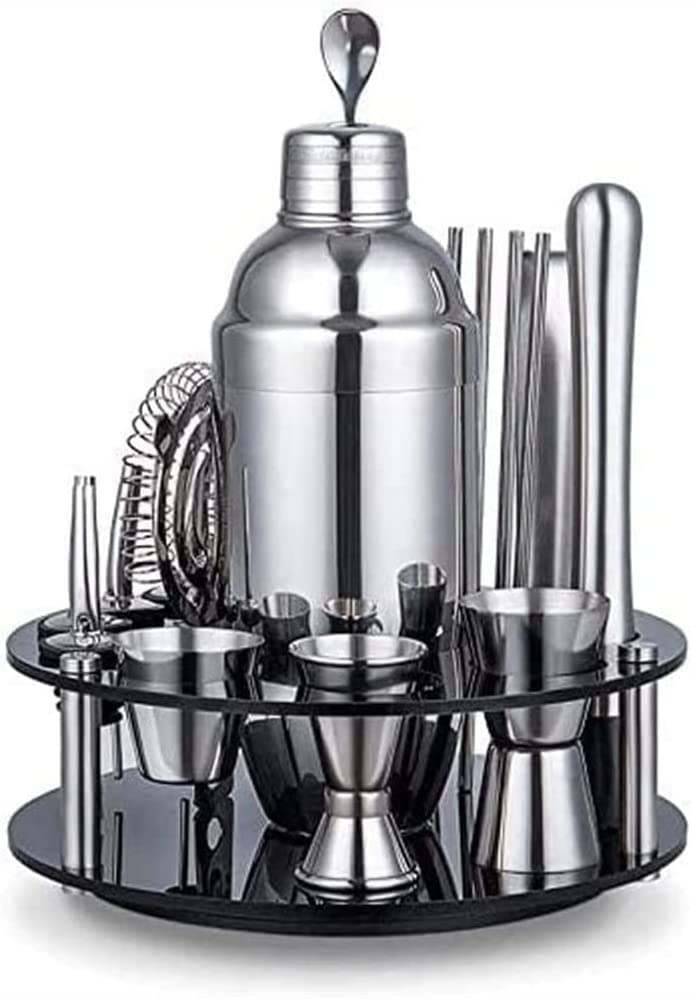 Kit Bartender, Set Cóctel 19 Piezas, 550 ml Acero miniatura 1