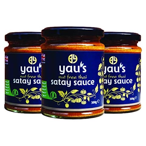 Yau's Nut Free Thai Satay Sauce (300g x 3) Cover