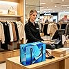 HGIUYDRD Blues Spiral Shadow Print Reusable Grocery Bags Tote Bag for Travel Picnic Camping, World Cup Souvenir Gift Bag #2
