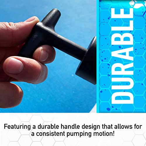 Franklin Sports Air Inflation Pump for Sports Balls with Needle - 11.5" | Includes Bag for Easy Storage, Works on Soccer + Basketball + Football, Bonus Attachment for Beach + Pool Toys - image 4