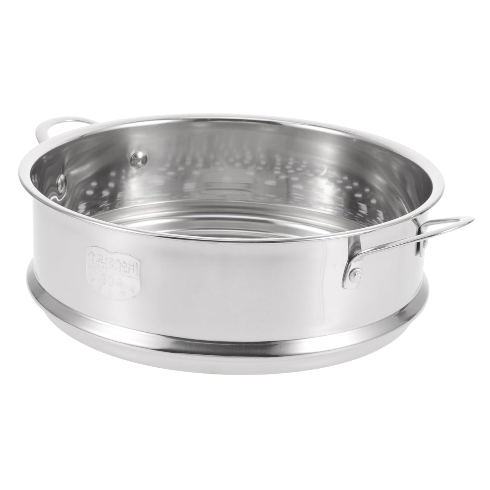 Pot 3Pcs Steamer Baskets Tools Ecooking Pot Steamer Grey Curly Wig Steamer Cookware Stainless Steel Steam Pot Steaming Pot Basket Rice Soup Pot