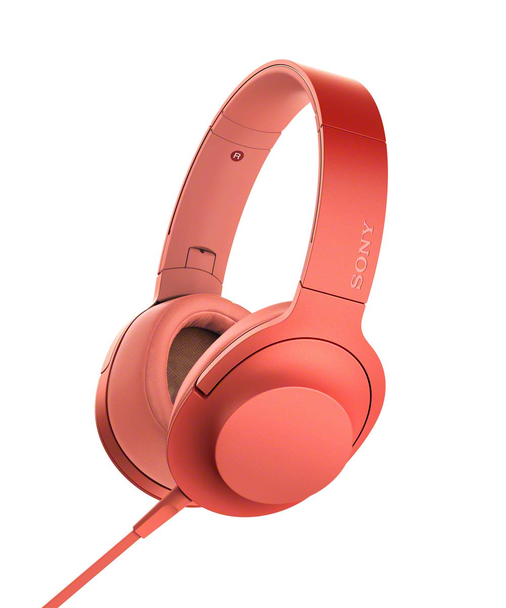 Sony MDR-H600A/RCE High Resolution Audio Headphones, Twilight Red
