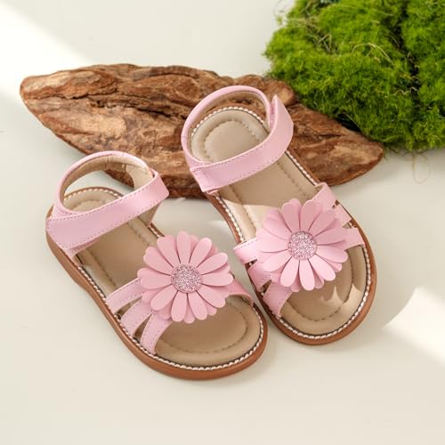 Image of Kiderence Toddler Girls Sandals Little Girls Kids Summer Shoes Toddler Sandals