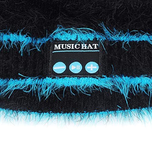 pedkit MZ011 BT5.0 Chapéu com malha de música conectada Multifuncional com um clique Atender/Desliga