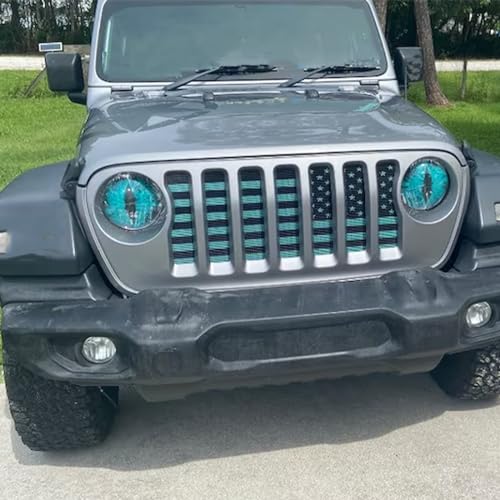 Image of Beast Eyes Headlight Decals Pair,Funny DIY Decals for Truck Car Body Window Bumper Decoration Headlight Decal 3D Stereo Eyes Stickers Decal Headlight (2Pcs 8In) (A)