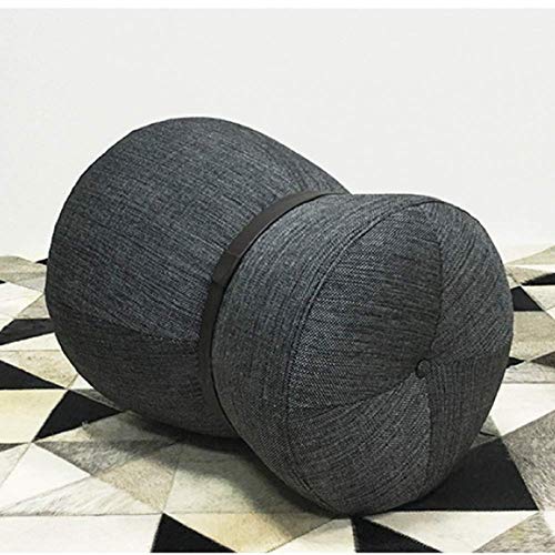 Taburete de sofá MU multifuncional de tela con base de madera estable para salón moderno 4