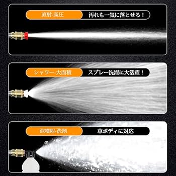 Amazon | 高圧洗浄機 コードレス【2024新型】充電式 洗車機