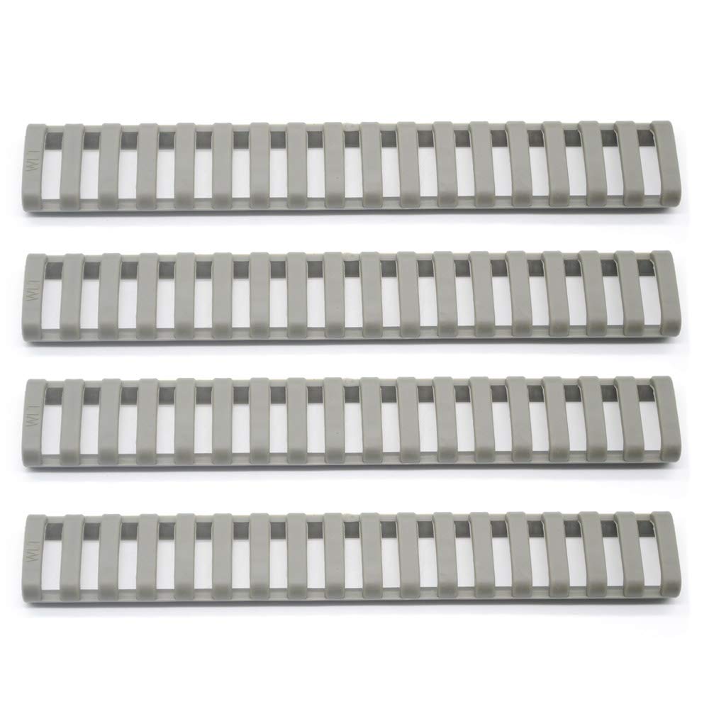 Buy TRIROCK 4pack Gray Heat Resistant Handguard Protector Rubber Ladder Rail Cover Fits Weaver
