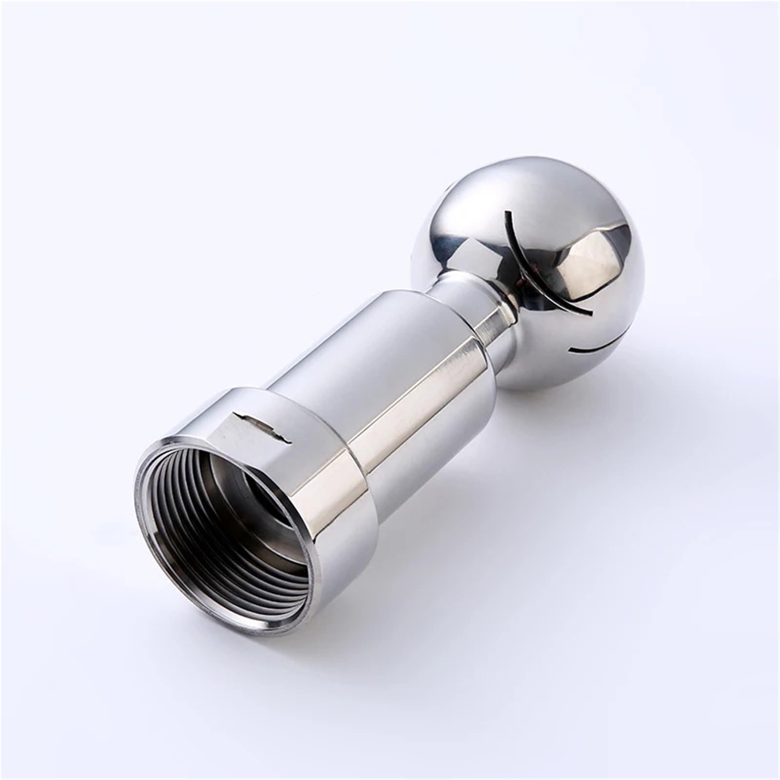 0,6 cm 3/8'' 1/2'' 3/4'' 1''gwint wewnętrzny 304 kulka do czyszczenia zbiornika ze stali nierdzewnej stała obrotowa złączka kulowa natryskowa (typ obrotowy, 1 cm)