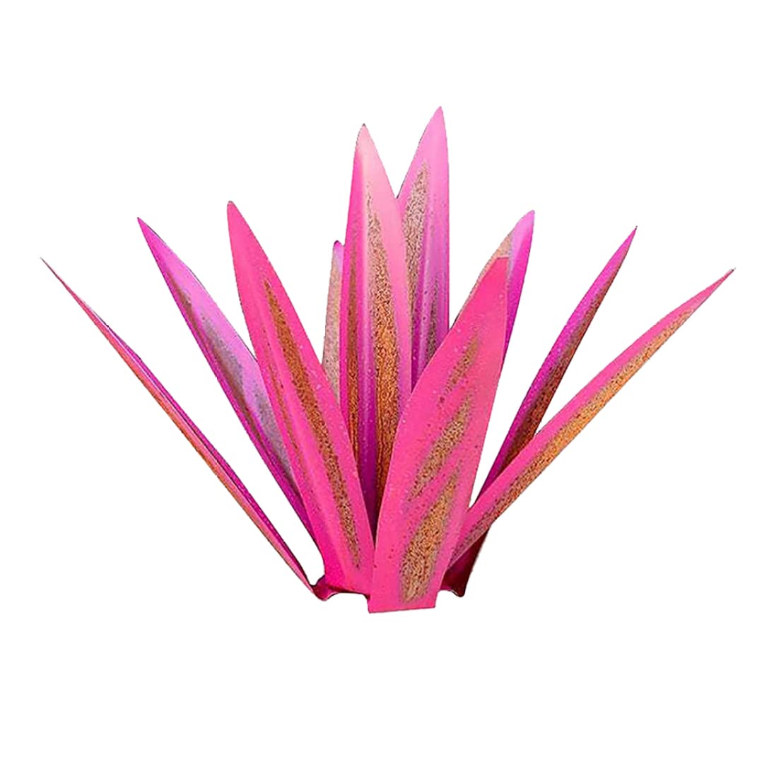Whyzsjnclg Metal Agave Plants 13.78 Inch Outdoor Decor Tequila Rustic Sculpture for Garden Yard Decor, As Shown