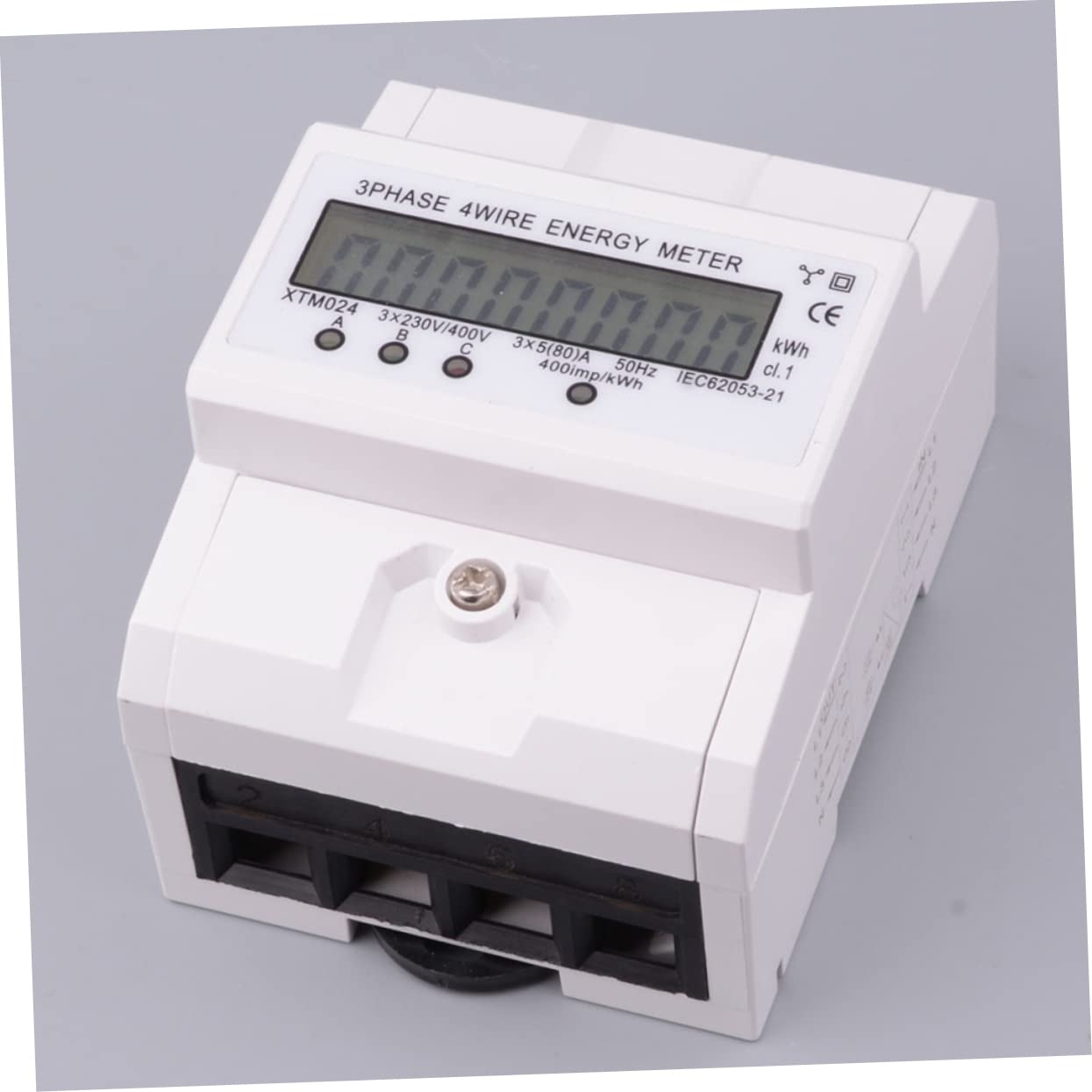 NAMOARLY Voltage Meter Home LCD Display Rail Watt-Hour Multifunction Wattmeter Xtm024