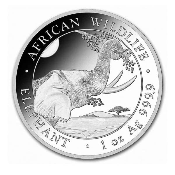 Silver Coin (oz) "Elephant" Somalia (2023 Edition)
