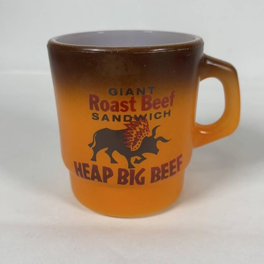 ファイヤーキング fireking HEAP BIG BEEF リブボトムマグ Amazon.co.jp: ファイヤーキング fireking HEAP BIG BEEF