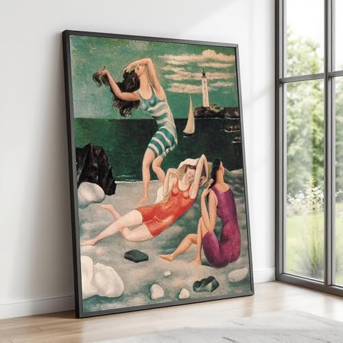 Baigneuses par Famous 1918 XINBAO la peinture artistique de scène de plage pour habiller vos murs