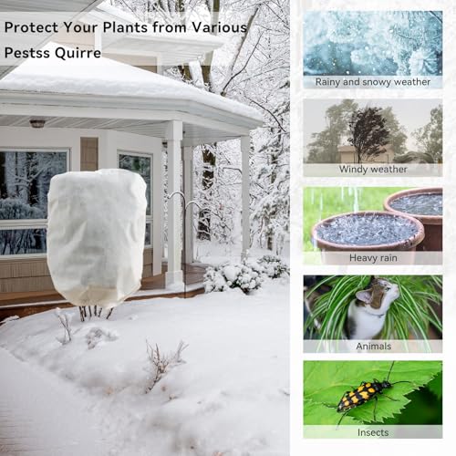 DazSpirit 2 Packs Plant Fleece Frost Protection - Image 4