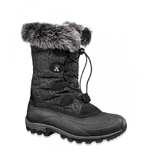 Kamik Women's Momentum Snow Boot,Black,10 M US