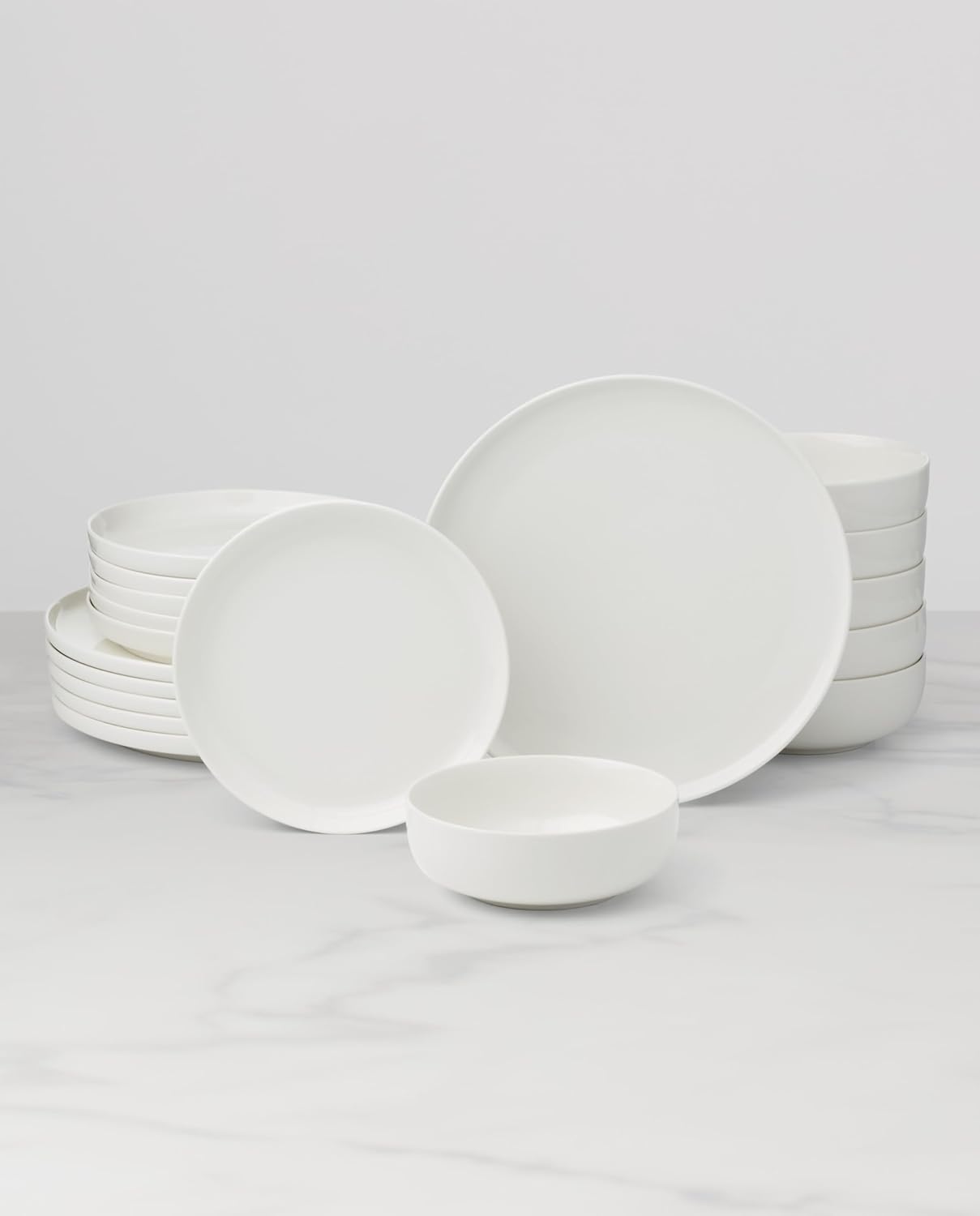 Oneida 899204 24 Seven White 18-Piece Dinnerware Set, Service For 6 - Image 4