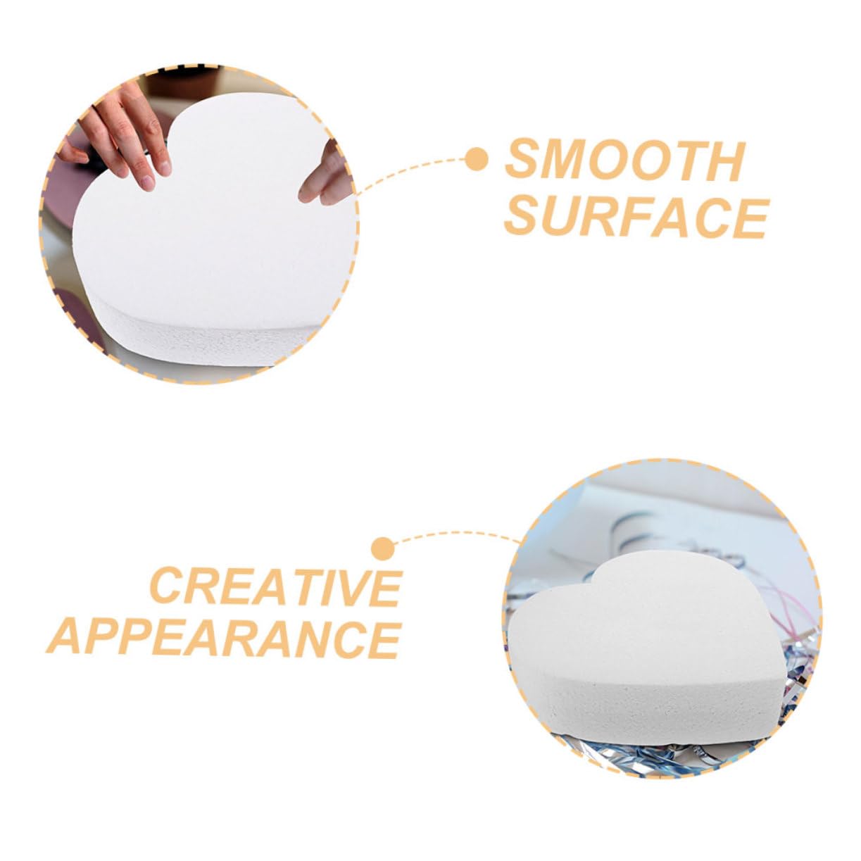 TOPBATHY Décorations Gâteaux Cœur Mousse Modèle Décoration Pâtisserie Accessoires Fête Outils Formation Gâteaux Décoratifs
