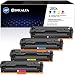 Produktbild 4er-Pack 203A 203X Toner Set: als Ersatz für HP Color Laserjet Pro MFP M281fdw M254dw M281fdn M281cdw M254nw M254dn M280nw M281 M254 CF540X CF540A CF541A CF542A CF543A Schwarz Cyan Gelb Magenta