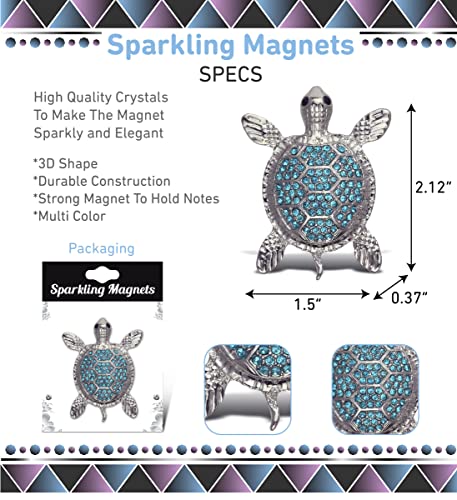 Imán decorativo de tortuga marina azul Aqua 79 miniatura 3