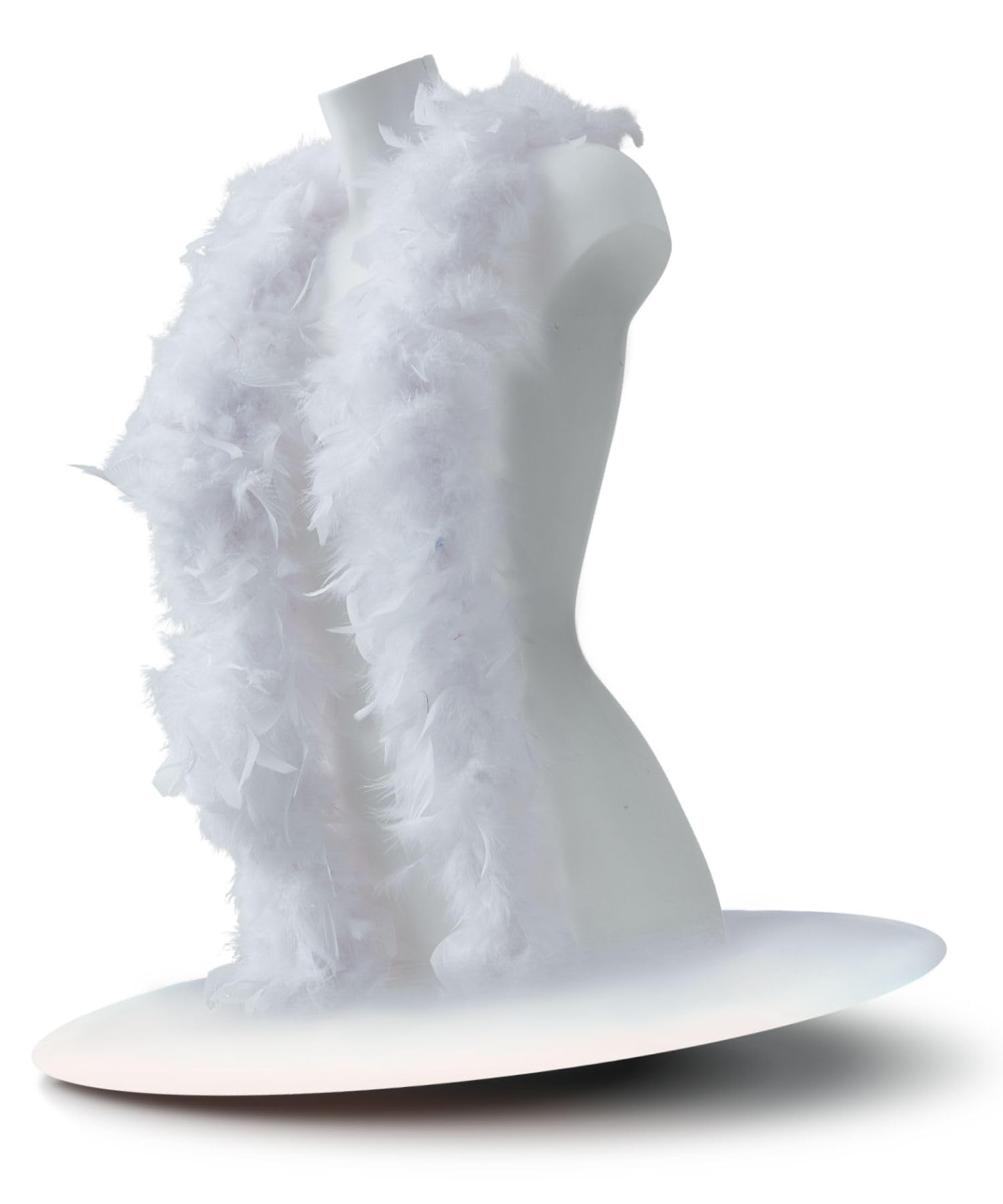 Runesol Boa Piume, 50 gr Piume di Tacchino, 1,8 m, Boa di Piume per Feste, Addio al Nubilato, Accessori Festa, Piume Colorate, Piume Decorative, Feather, Burlesque, Parate LGBT
