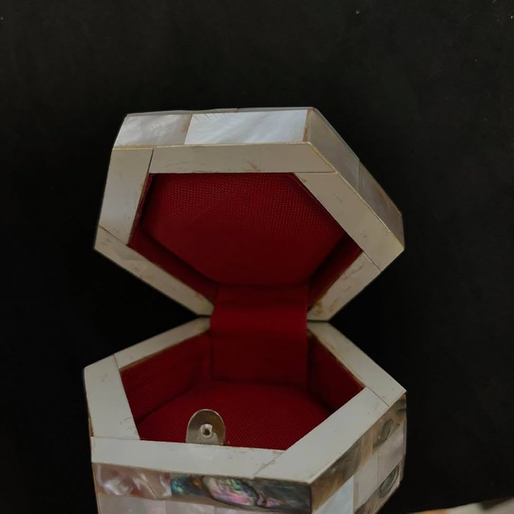 ベツレヘムパール　ジュエリーケース　真珠貝　平和　鳩ハト　ヴィクトリア　六芒星 ベツレヘムパール ジュエリーケース 真珠貝 平和 鳩ハト