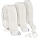 3 Rollos de Pegatinas Autoadhesiva con Cuentas de Perlas Cinta de Perlas de Imitación Rollo de Cinta de Perlas para Manualidades DIY Decoraciones para Banquetes de Boda