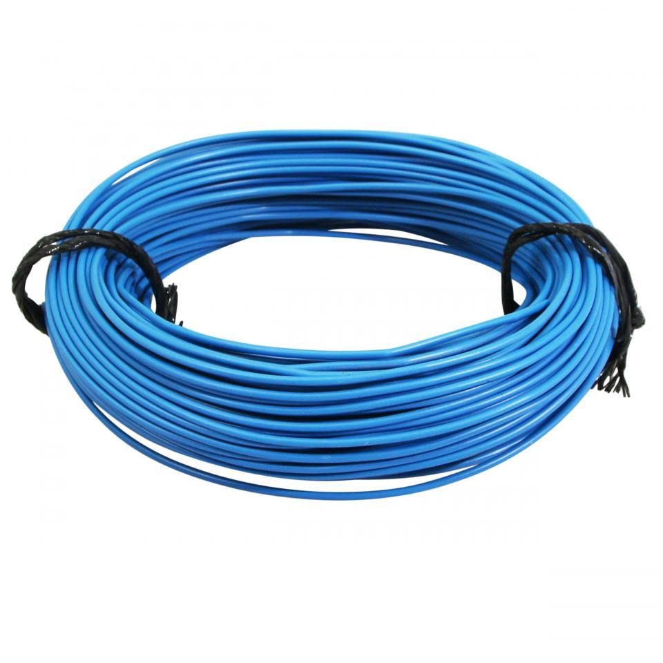 Câble électrique bleu 0.75 mm² de 50m pour restaurer un circuit de cyclo