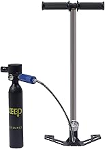 Mini Scuba Oxygen Tank Diving Kit, 0.5L Portable Lung Oxygen Tank Diving Equipment, Scuba Tank with Pressure Gauge Regulator, 3-Layer Oil-Water Separation Filter, 3.97lbs Cylinder 32.81ft Diving Depth