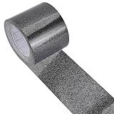 GORGECRAFT 10 m X 4.9cm Realistisches Holzmaserungsband Schwarz Wasserdicht PVC Selbstklebendes Reparaturband Flicken Für Tische Stühle Fußleisten Türen Fenster Boden Möbelrenovierung Heimdekoration