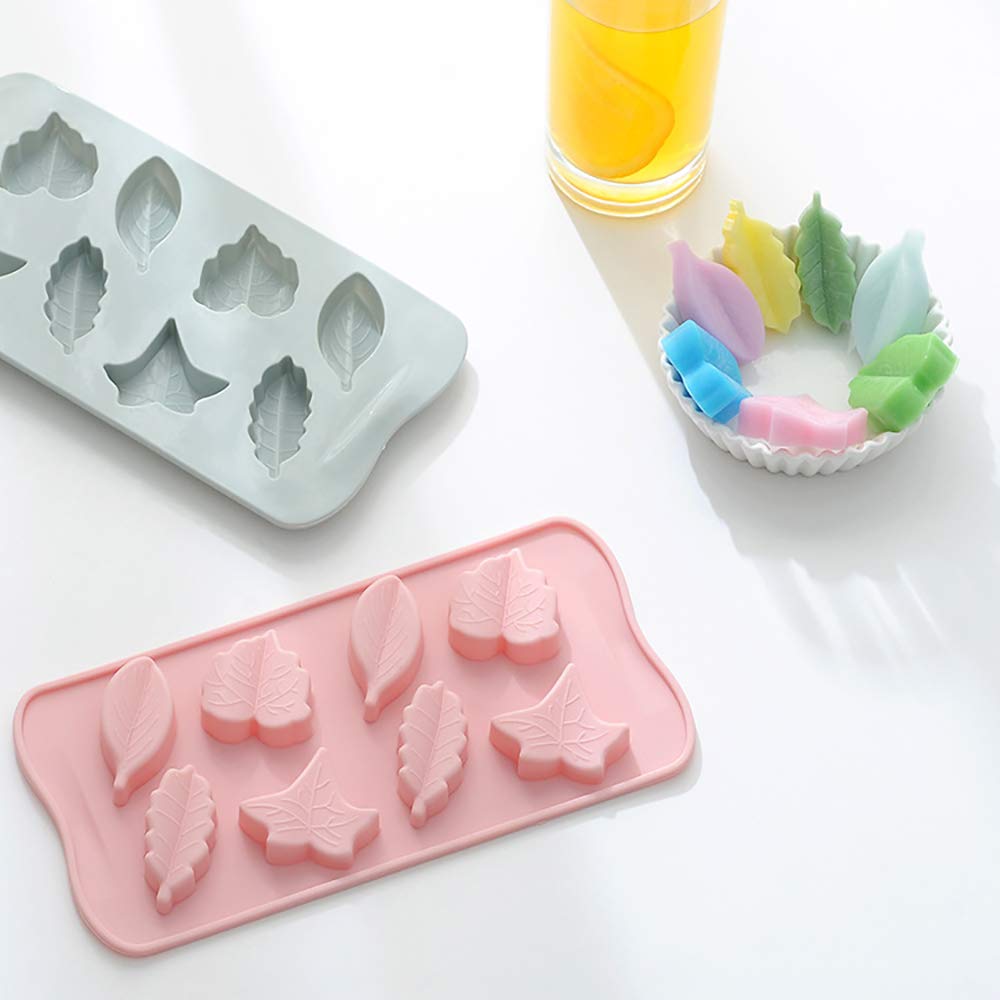 Silikonform, Silikon Formen Schokoladenform Silikon Formen und Eiswürfelbereiter Set Pralinenformen für Kinder