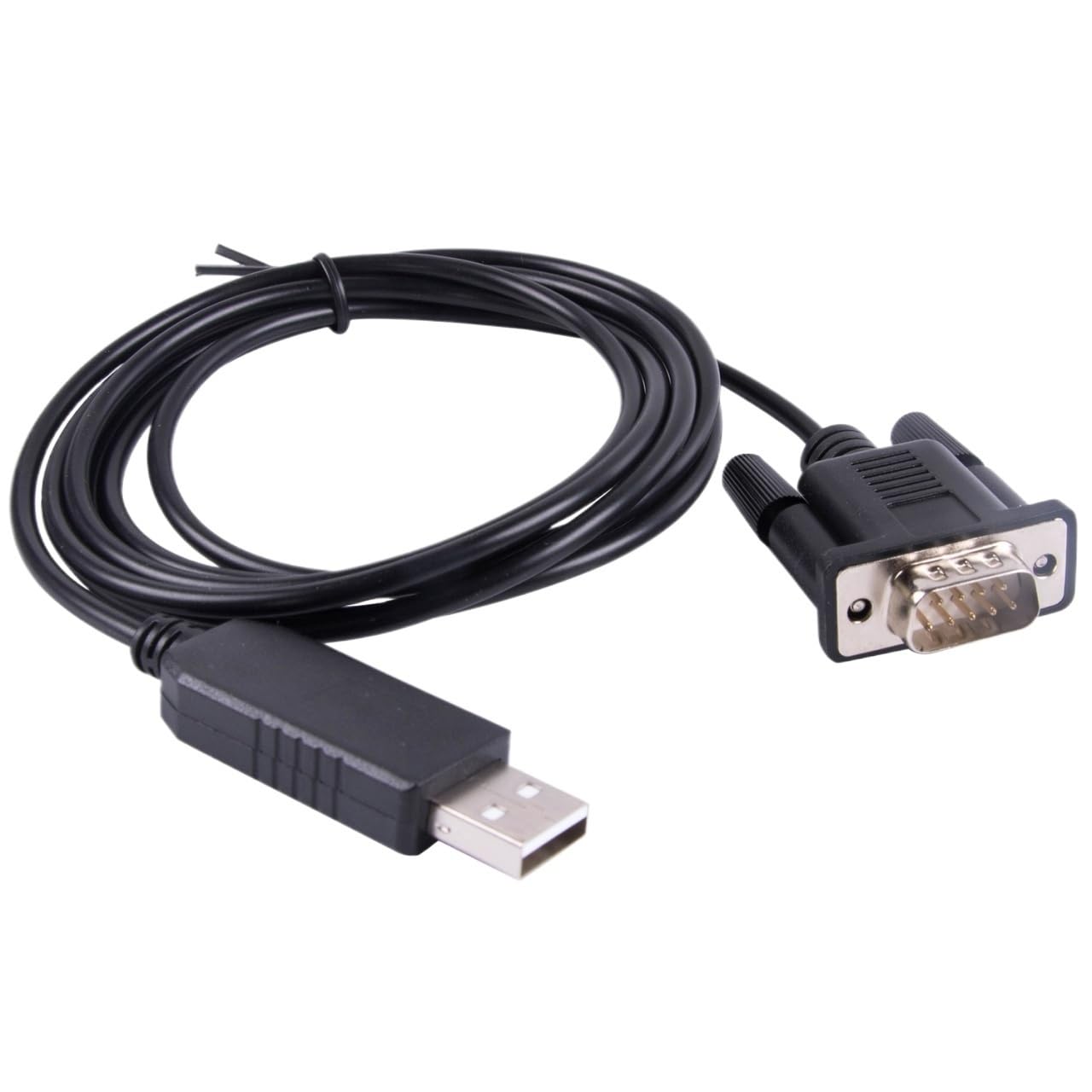 Cavo adattatore cablato incrociato da USB a porta COM RS232 DB9 seriale cp2102 pl2303 null modem DCE (FTDI 2-RXD maschio)