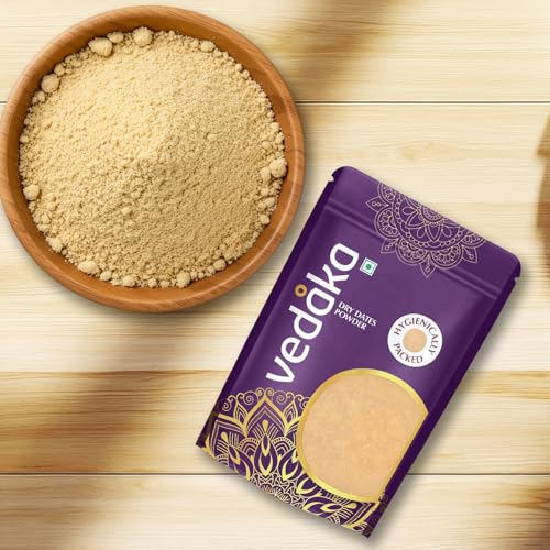 Image of Amazon Brand - Vedaka Dry Date Powder | 250 g | Natural | 365 Days Shelf Life | Dry Date Powder Without Sugar | Vegetarian