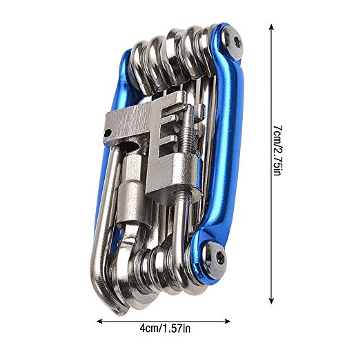 Gobesty Multifunction Bike Repair Tool Kits, 11 in 1 Bicycle Tool Kit bike Chain Tool, Tire Patch,Tyre Lever for Outdoor Cycling Mini Tool for Outdoor Cycling - Image 3