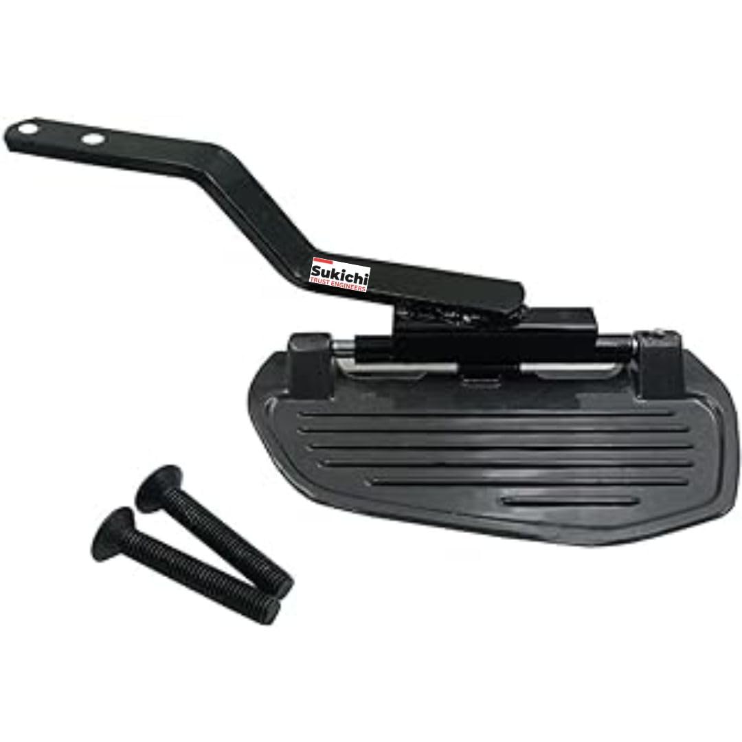 Medirich Lifesciences ® Ola S1/ S1 Pro Foot Rest | Premium Ola S1 Pro Accessories | Ladies Footrest Stand | Heavy Metal, Strong & Durable | Compatible with Ola Electric Scooter (Ola S1 Pro, Black)