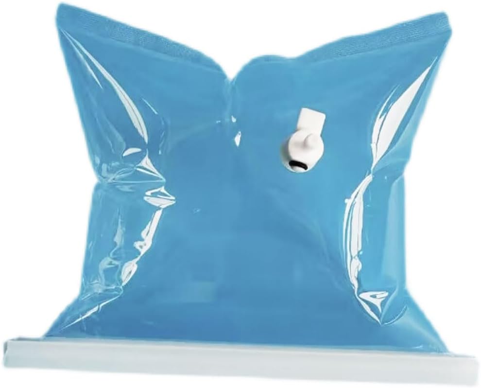 PTFE Gas Sampling Bag with Sealing Strip and Valve - 3L to 10L Volatile Solid Sample and Gas Collection Storage Bag(3L 1 Pcs)