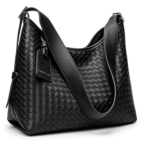 Sac à main tressé pour femme hobo moyen et fourre-tout chic