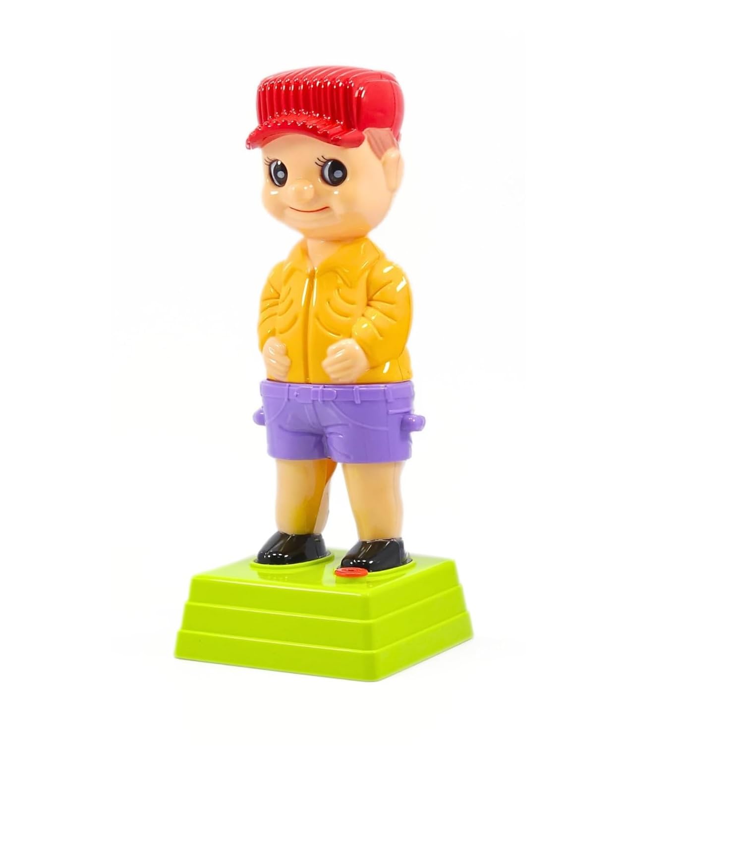 Naughty Boy Toy for Kids-No Batteries Required-Birthday Gift for 3+ Boys & Girls- Smiling Boy in Yellow Jacket and Purple Shorts (B0DC12KJRD) Amazon Price History, Amazon Price Tracker
