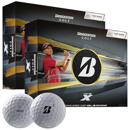 Bridgestone Tour B X Tiger Woods balles de golf premium en pack de double douzaine