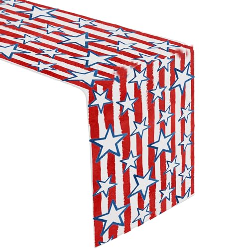 Utowo Patriotic American-Flag-Pattern Table-Runners thumb #6