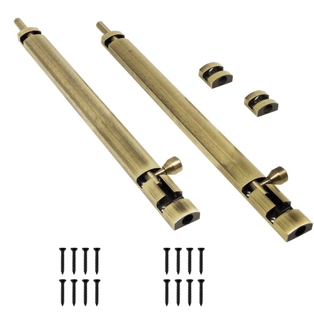 Volo Premium 12" Xylo Tower Bolt/Door Latch/kundi/chitakni/Chitkini (Stainless Steel Rod) (Antique Brass Finish) (Size 300mm) (12" - 300 mm, 6) (B0BTLRYJWB) Amazon Price History, Amazon Price Tracker
