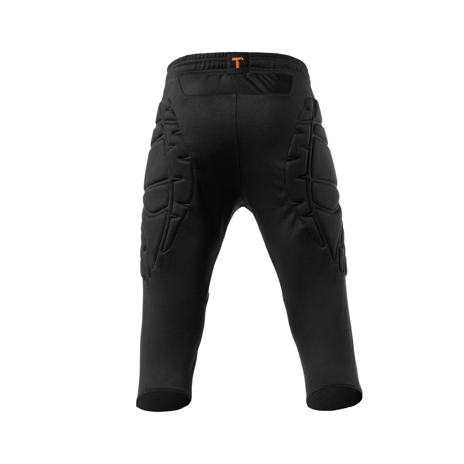T1TAN 3/4 Torwarthose schwarz 100% Polyester gepolstert