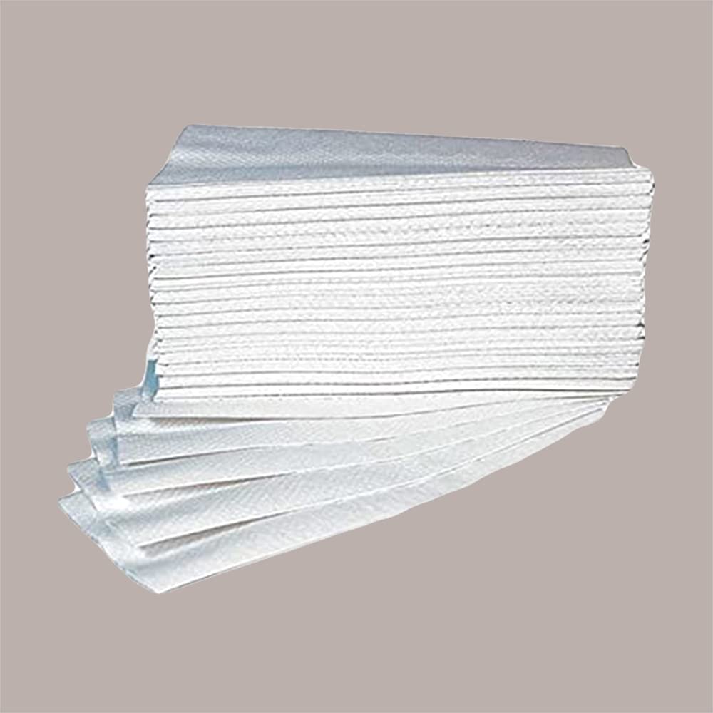 Lucgel Srl - 3800 toallas Eco de papel reciclado plegadas en V 21 x 21 cm para distribuidor