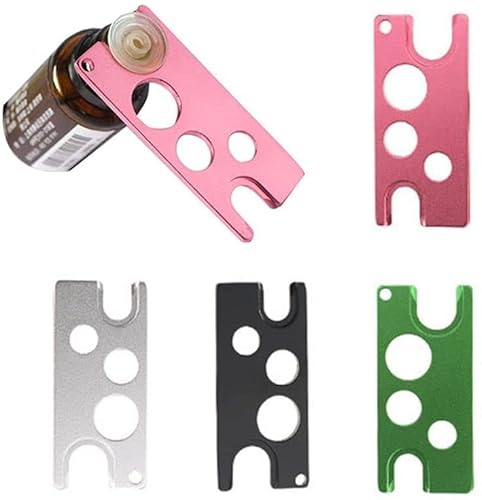 Abridor de garrafa de óleo essencial, redutor de orifício de substituição em branco de metal, abrido