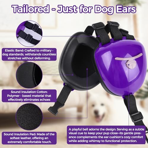 Dog Ear Muffs for Noise Protection, Ear Cover, Noise Cancelling Headphones