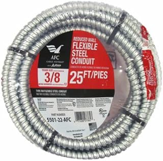 AFC Cable Systems 5501-22-AFC 0.38 in. x 25 ft. Reduced Wall Steel Conduit