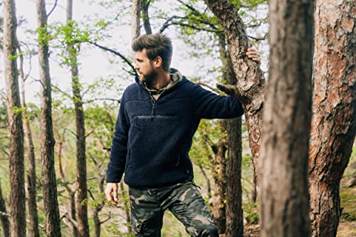 Men's Teddyfleece Worker Pullover Navy3