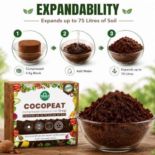 TrustBasket Premium Cocopeat 5kg - Image 4