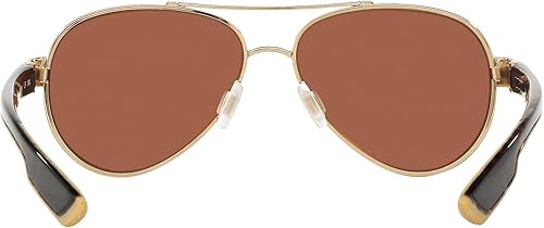 Miniatura 3 de Costa Del Mar Polarized Sunglasses Womens - Loreto Aviator Designer Sunglasses for Women with 100% UV Protection Size 56 580P